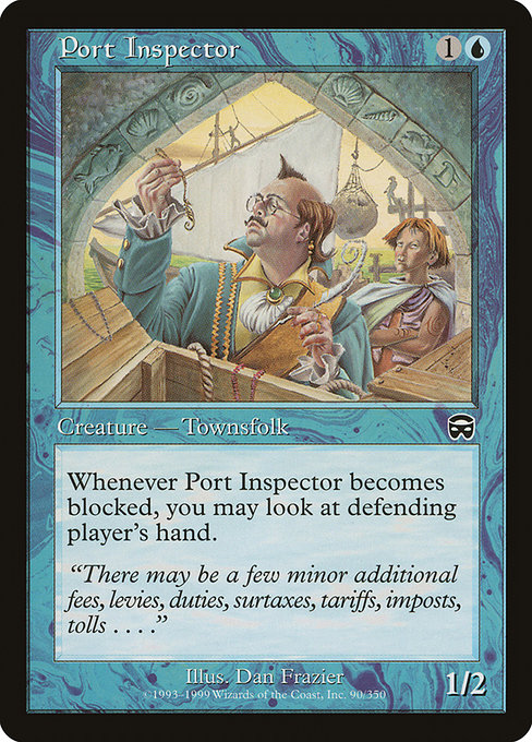 Port Inspector - Mercadian Masques Common Card
