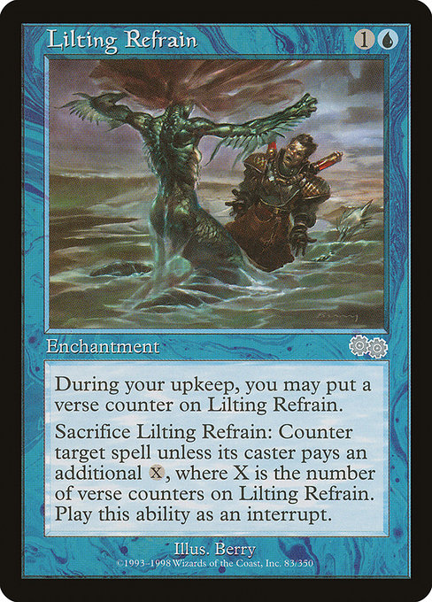 Lilting Refrain - Urza's Saga Uncommon Card