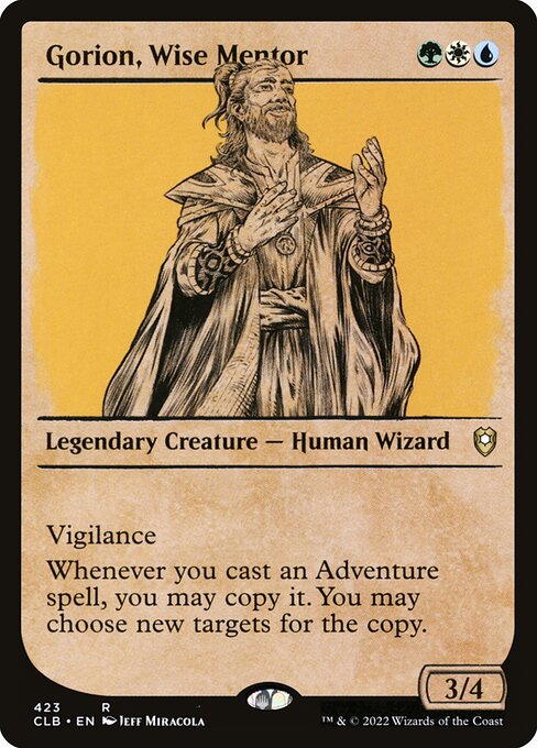 Gorion, Wise Mentor - Commander Legends: Battle for Baldur's Gate Rare Card