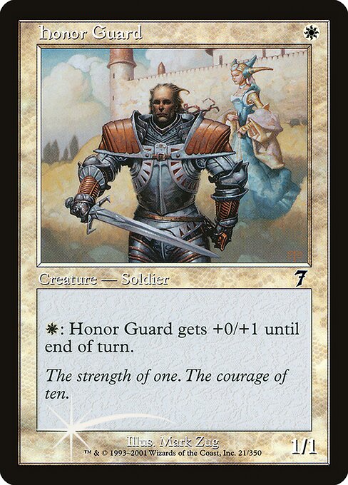 Honor Guard - Seventh Edition Common Card