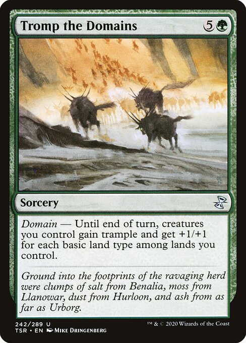Tromp the Domains - Time Spiral Remastered Uncommon Card