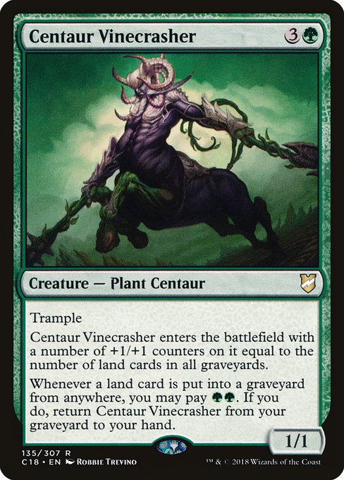 Centaur Vinecrasher - Commander 2018 Rare Card