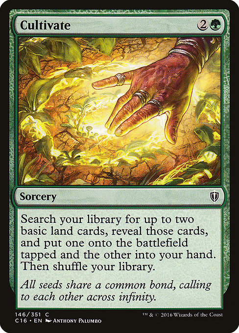 Cultivate - Commander 2016 Common Card