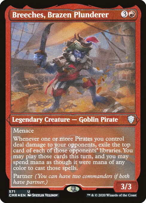 Breeches, Brazen Plunderer - Commander Legends Uncommon Card