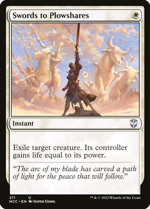 Swords to Plowshares - New Capenna Commander Uncommon Card