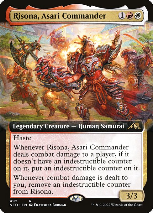 Risona, Asari Commander - Kamigawa: Neon Dynasty Rare Card