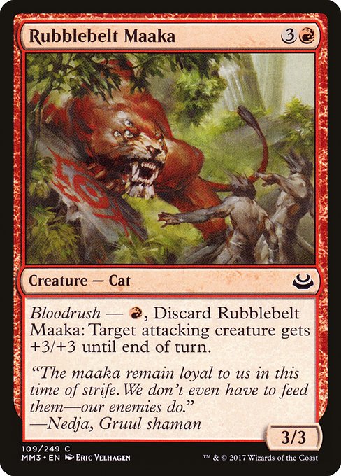 Rubblebelt Maaka - Modern Masters 2017 Common Card
