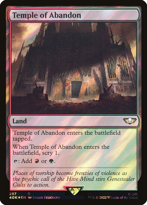 Temple of Abandon - Warhammer 40,000 Commander Rare Card
