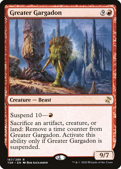 Greater Gargadon - Time Spiral Remastered Rare Card