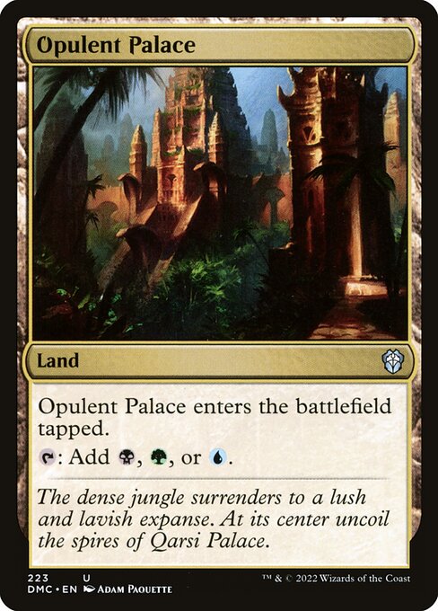 Opulent Palace - Dominaria United Commander Uncommon Card