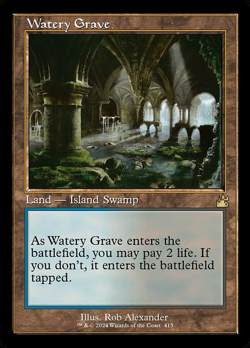 Watery Grave - Ravnica Remastered Rare Card