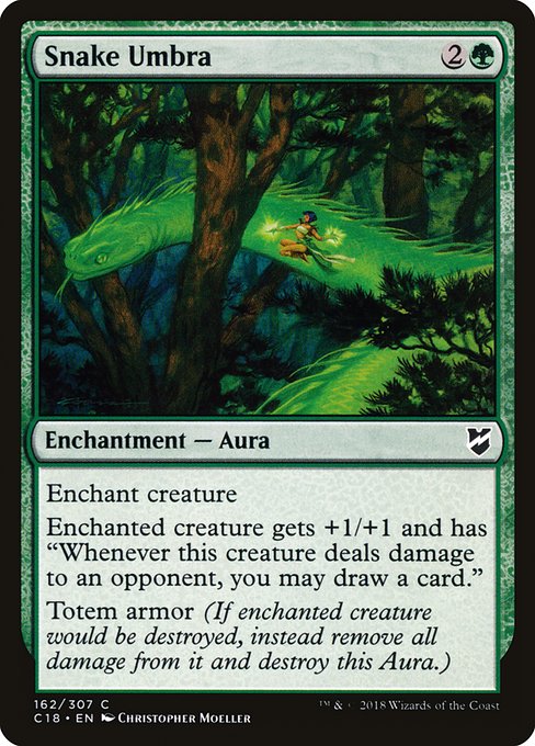 Snake Umbra - Commander 2018 Common Card