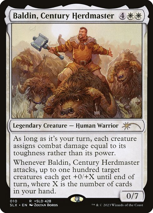 Baldin, Century Herdmaster - Universes Within Rare Card