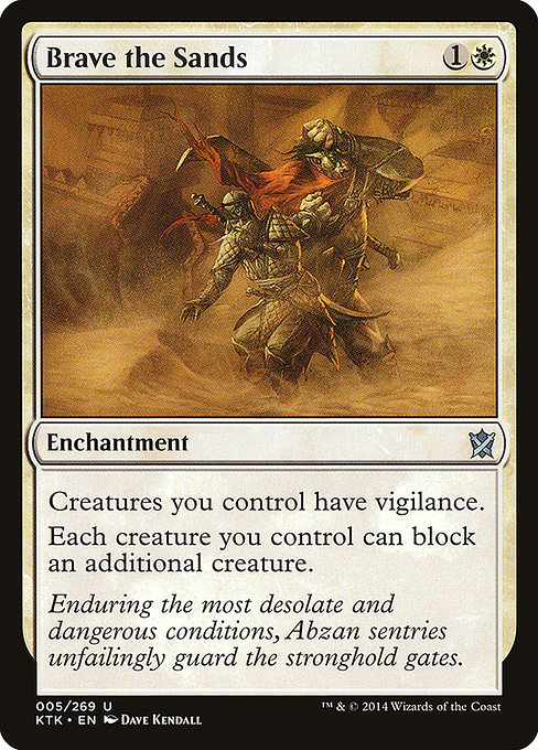 Brave the Sands - Khans of Tarkir Uncommon Card