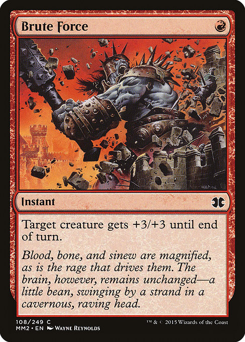 Brute Force - Modern Masters 2015 Common Card