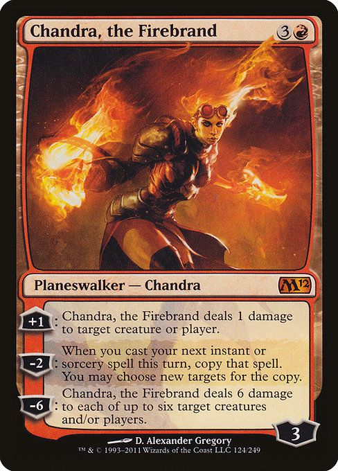 Chandra, the Firebrand - Magic 2012 Mythic Card