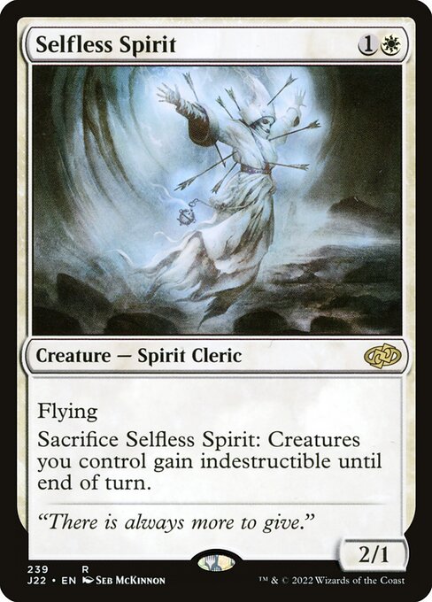 Selfless Spirit - Jumpstart 2022 Rare Card