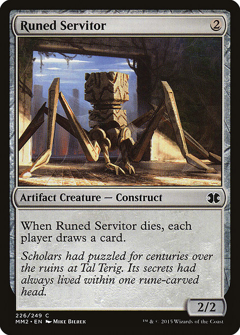 Runed Servitor - Modern Masters 2015 Common Card