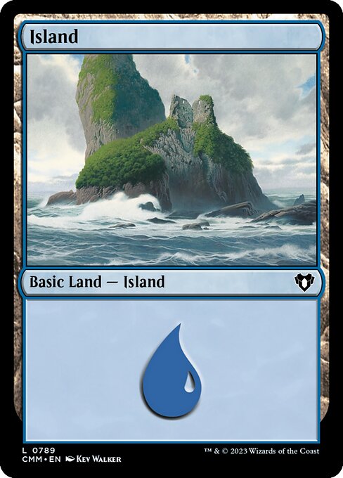 Island - Commander Masters Common Card