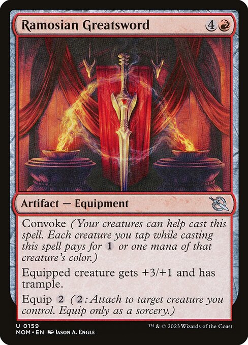 Ramosian Greatsword - March of the Machine Uncommon Card