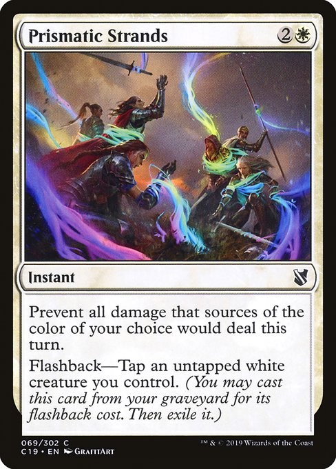 Prismatic Strands - Commander 2019 Common Card