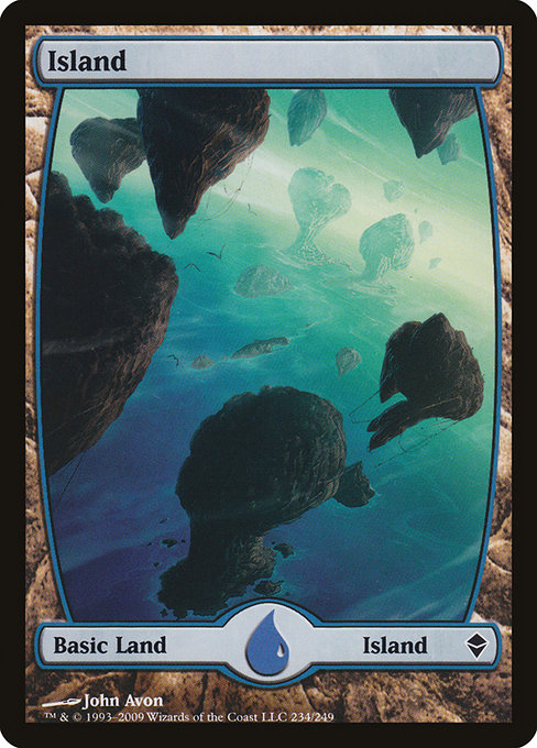 Island - Zendikar Common Card