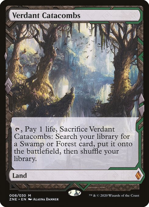 Verdant Catacombs - Zendikar Rising Expeditions Mythic Card