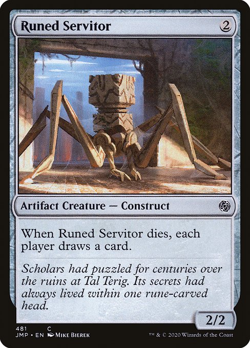 Runed Servitor - Jumpstart Common Card
