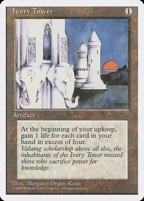 Ivory Tower - Fourth Edition Rare Card