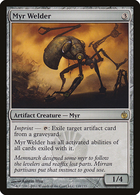 Myr Welder - Mirrodin Besieged Rare Card