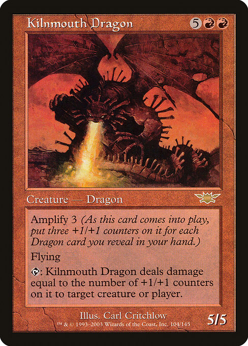 Kilnmouth Dragon - Legions Rare Card