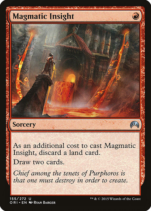 Magmatic Insight - Magic Origins Uncommon Card