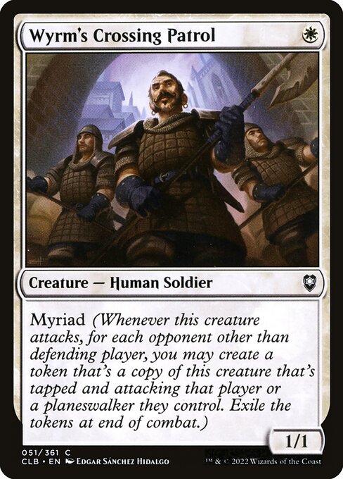 Wyrm's Crossing Patrol - Commander Legends: Battle for Baldur's Gate Common Card