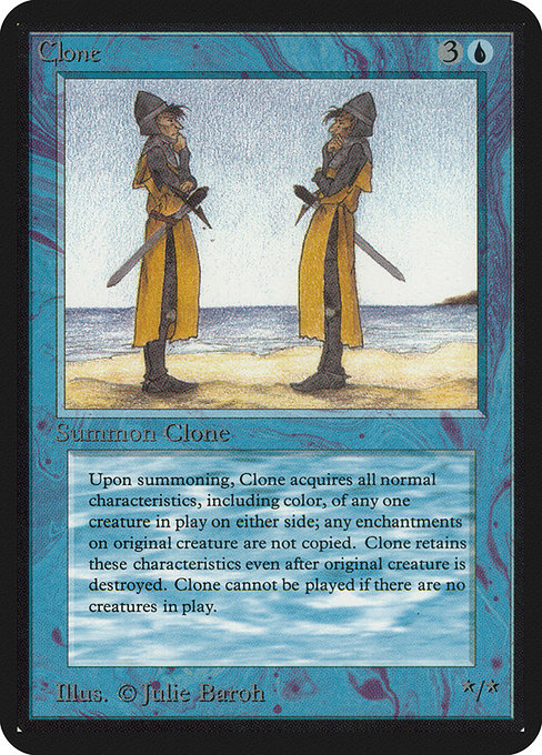 Clone - Limited Edition Alpha Uncommon Card