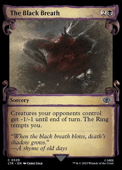 The Black Breath - The Lord of the Rings: Tales of Middle-earth Common Card