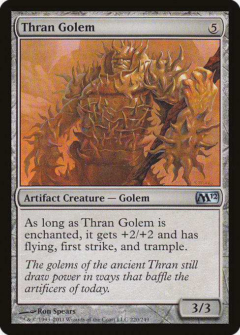 Thran Golem - Magic 2012 Uncommon Card