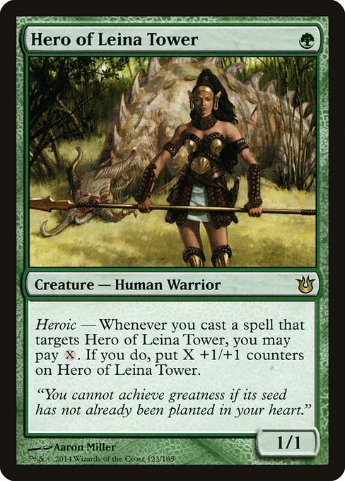 Hero of Leina Tower - Born of the Gods Rare Card