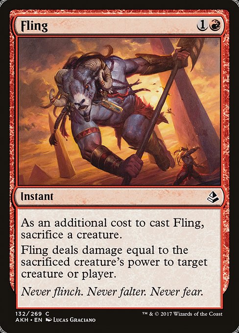 Fling - Amonkhet Common Card