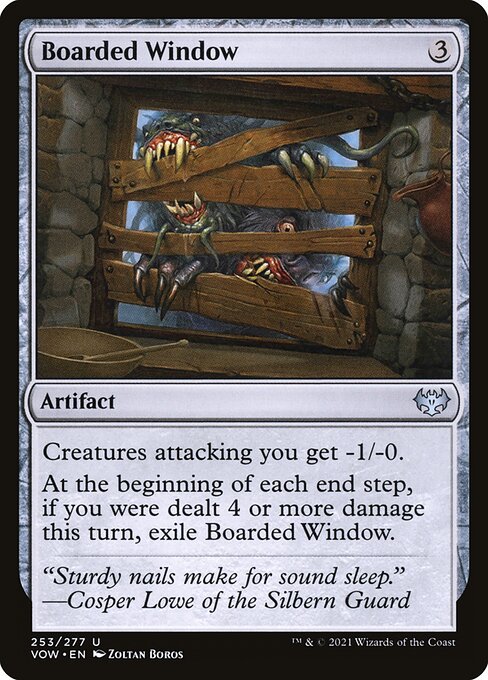 Boarded Window - Innistrad: Crimson Vow Uncommon Card