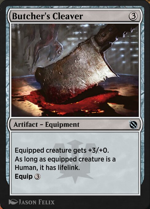 Butcher's Cleaver - Shadows of the Past Uncommon Card