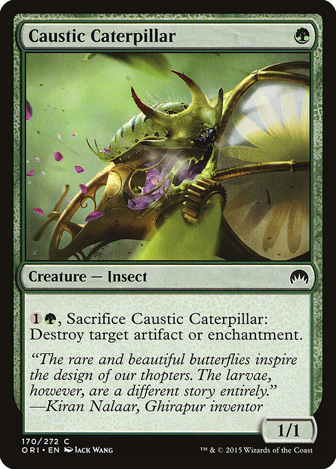 Caustic Caterpillar - Magic Origins Common Card