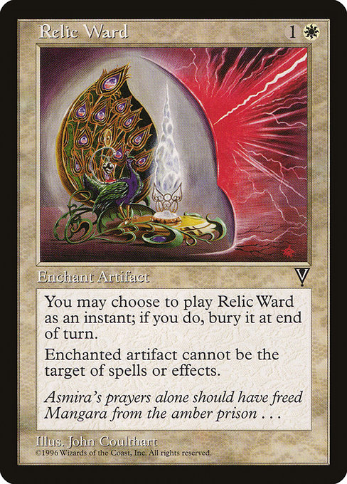 Relic Ward - Visions Uncommon Card