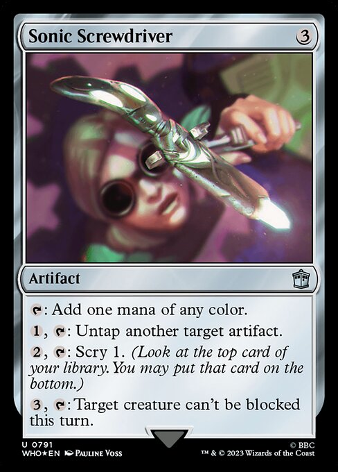 Sonic Screwdriver - Doctor Who Uncommon Card