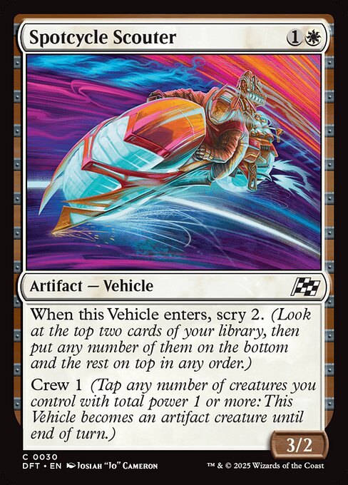 Spotcycle Scouter - Aetherdrift Common Card
