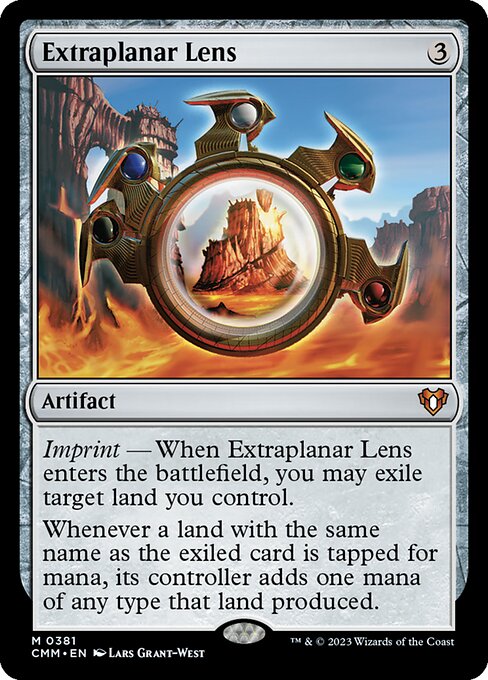Extraplanar Lens - Commander Masters Mythic Card