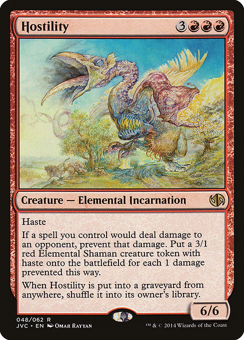 Hostility - Duel Decks Anthology: Jace vs. Chandra Rare Card