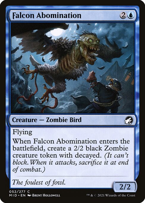 Falcon Abomination - Innistrad: Midnight Hunt Common Card