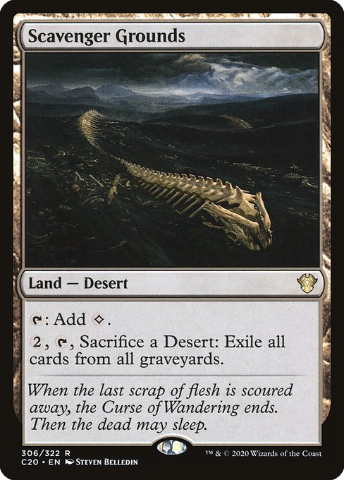 Scavenger Grounds - Commander 2020 Rare Card