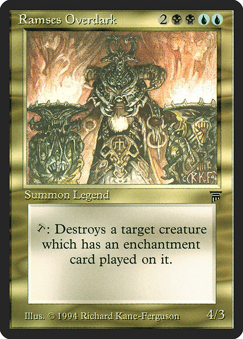 Ramses Overdark - Legends Rare Card