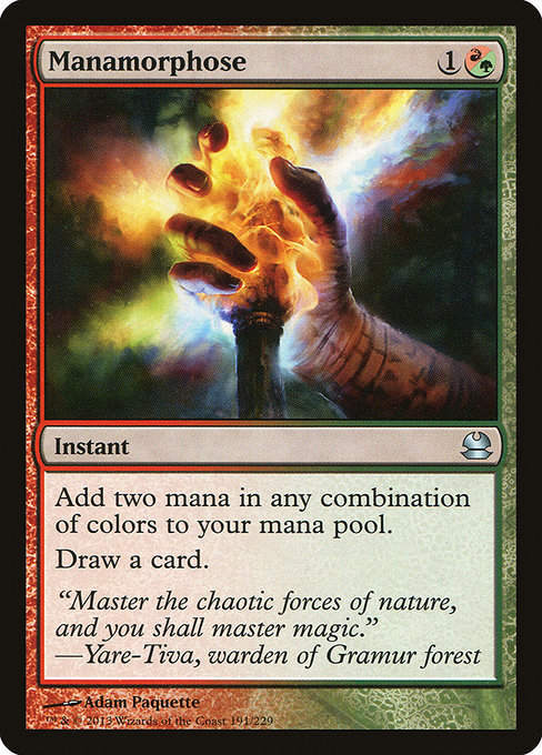 Manamorphose - Modern Masters Uncommon Card